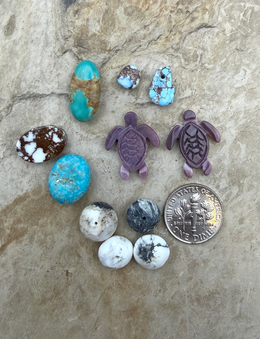 FRIDAY BARGAIN LOT ofMixed Premium Beads White Buffalo
