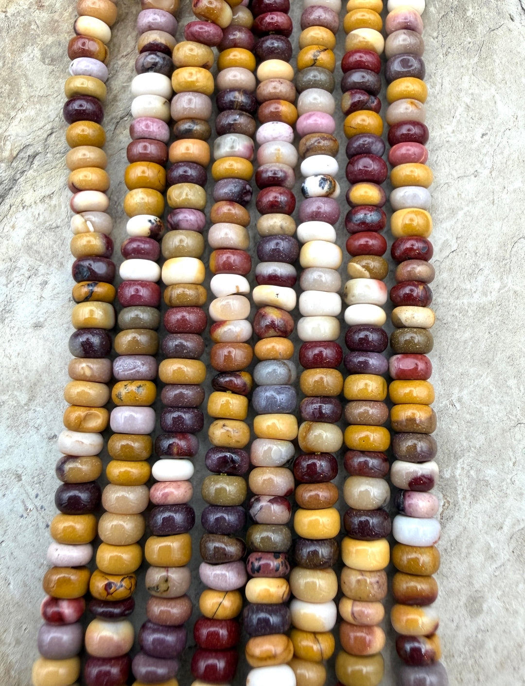 FRIDAY BARGAIN Mookaite (Australia) 4mm Smooth Rondelle