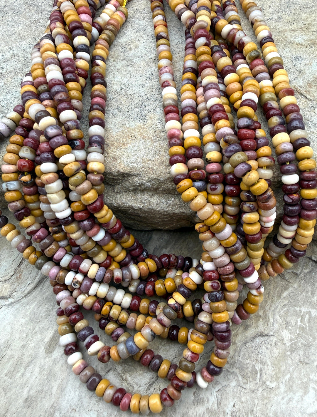 FRIDAY BARGAIN Mookaite (Australia) 4mm Smooth Rondelle
