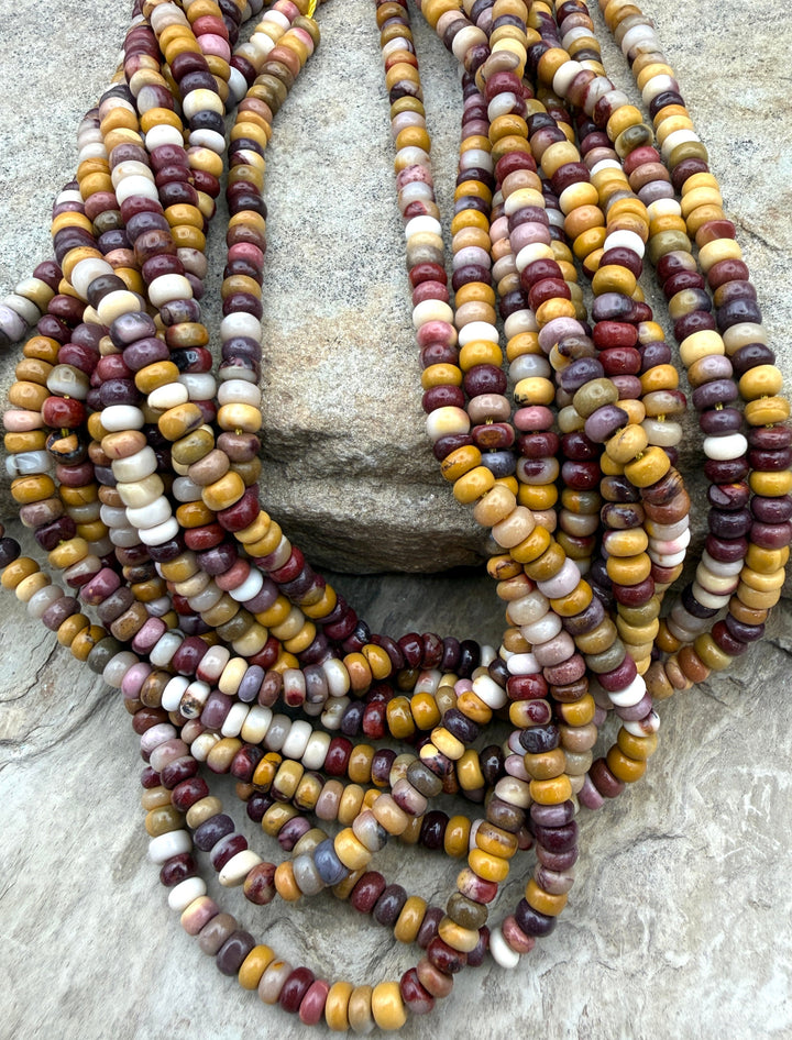 FRIDAY BARGAIN Mookaite (Australia) 4mm Smooth Rondelle