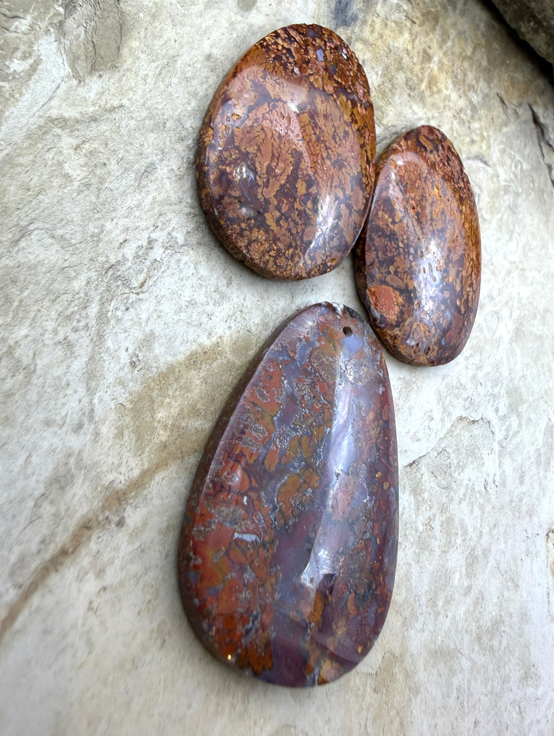 FRIDAY BARGAIN Moroccan Seam Agate HUGE Focal Pendant