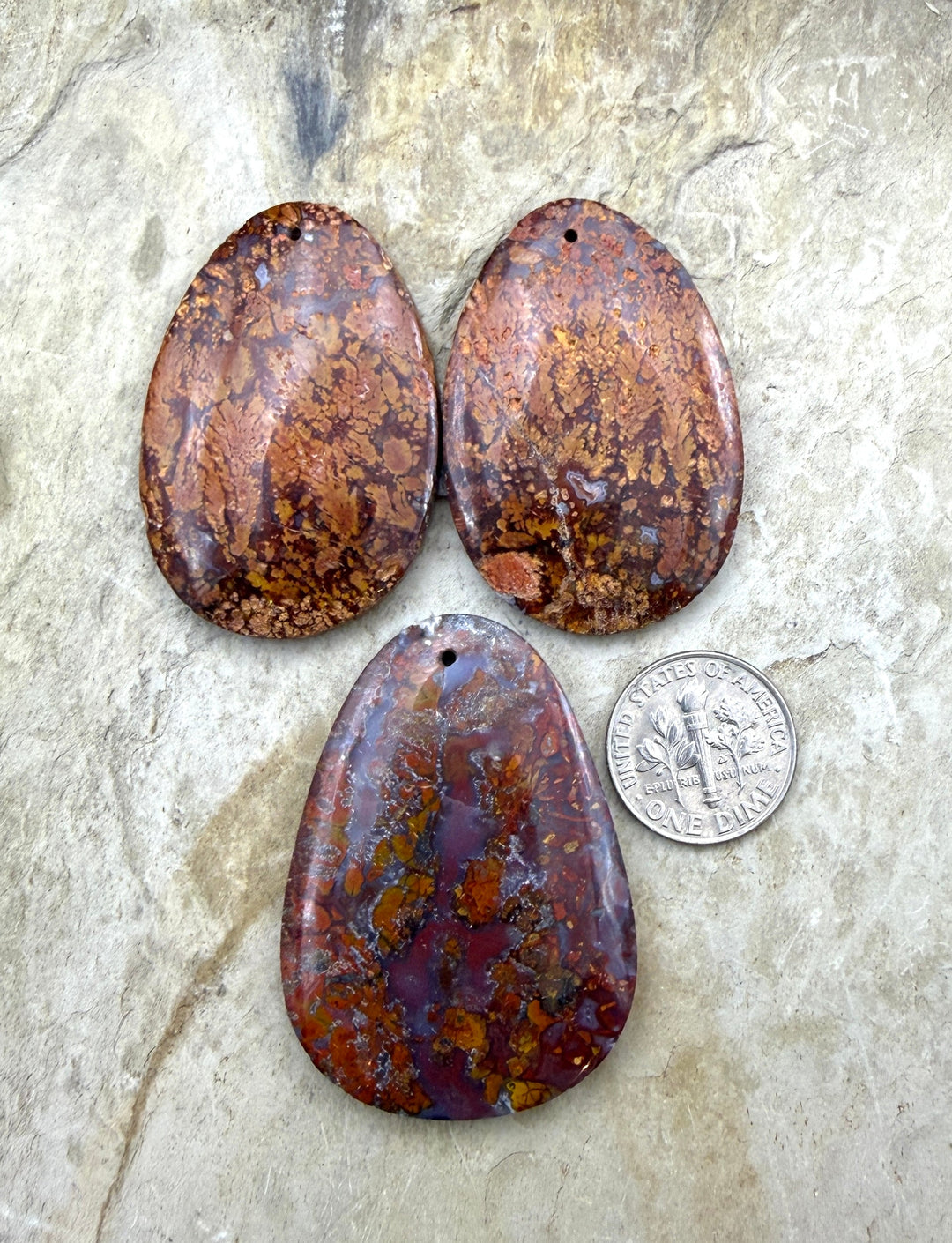 FRIDAY BARGAIN Moroccan Seam Agate HUGE Focal Pendant