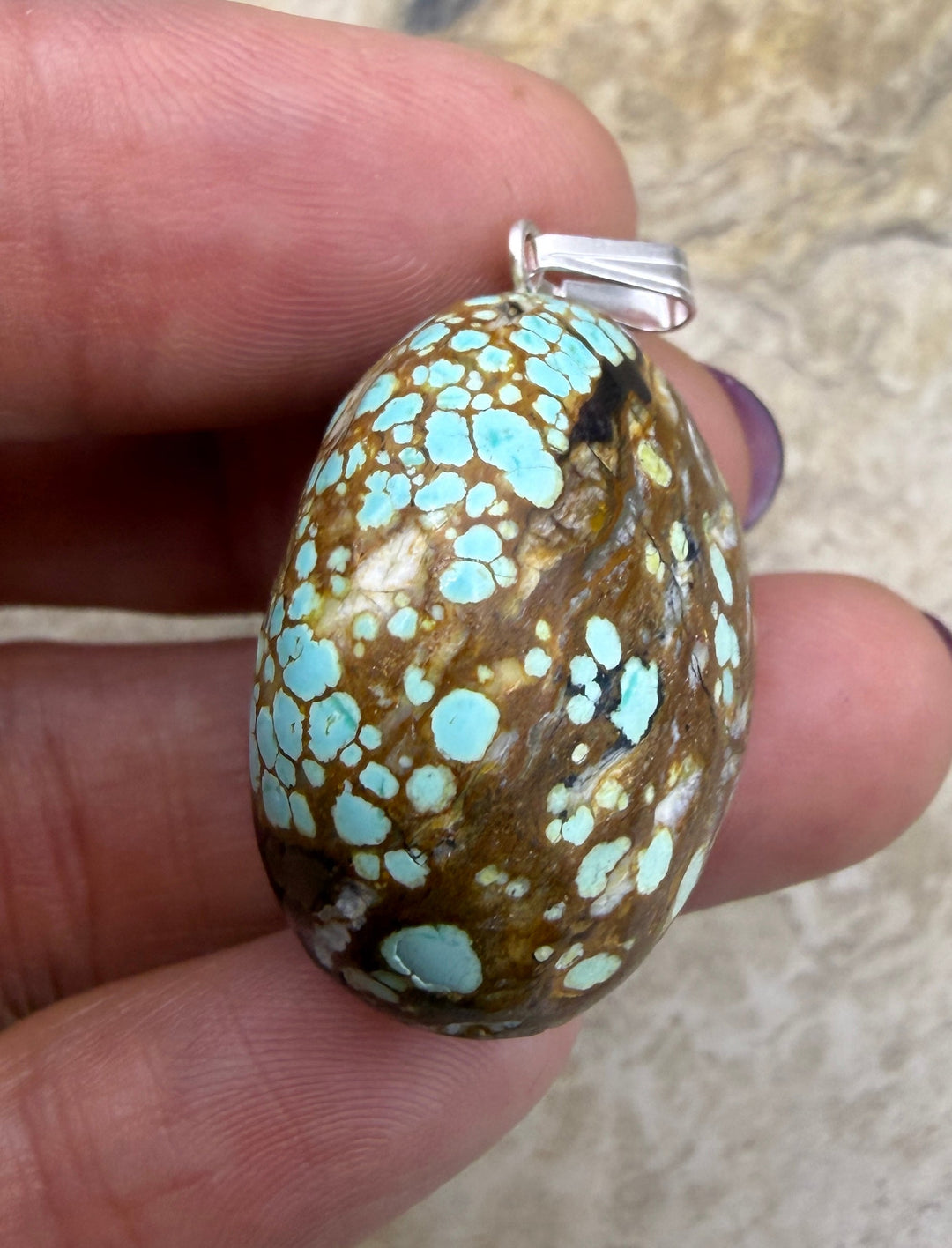 FRIDAY BARGAIN Number 8 Turquoise (NV) BIG Rounded Nugget