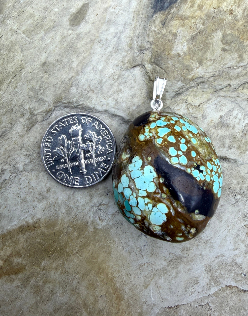 FRIDAY BARGAIN Number 8 Turquoise (NV) BIG Rounded Nugget