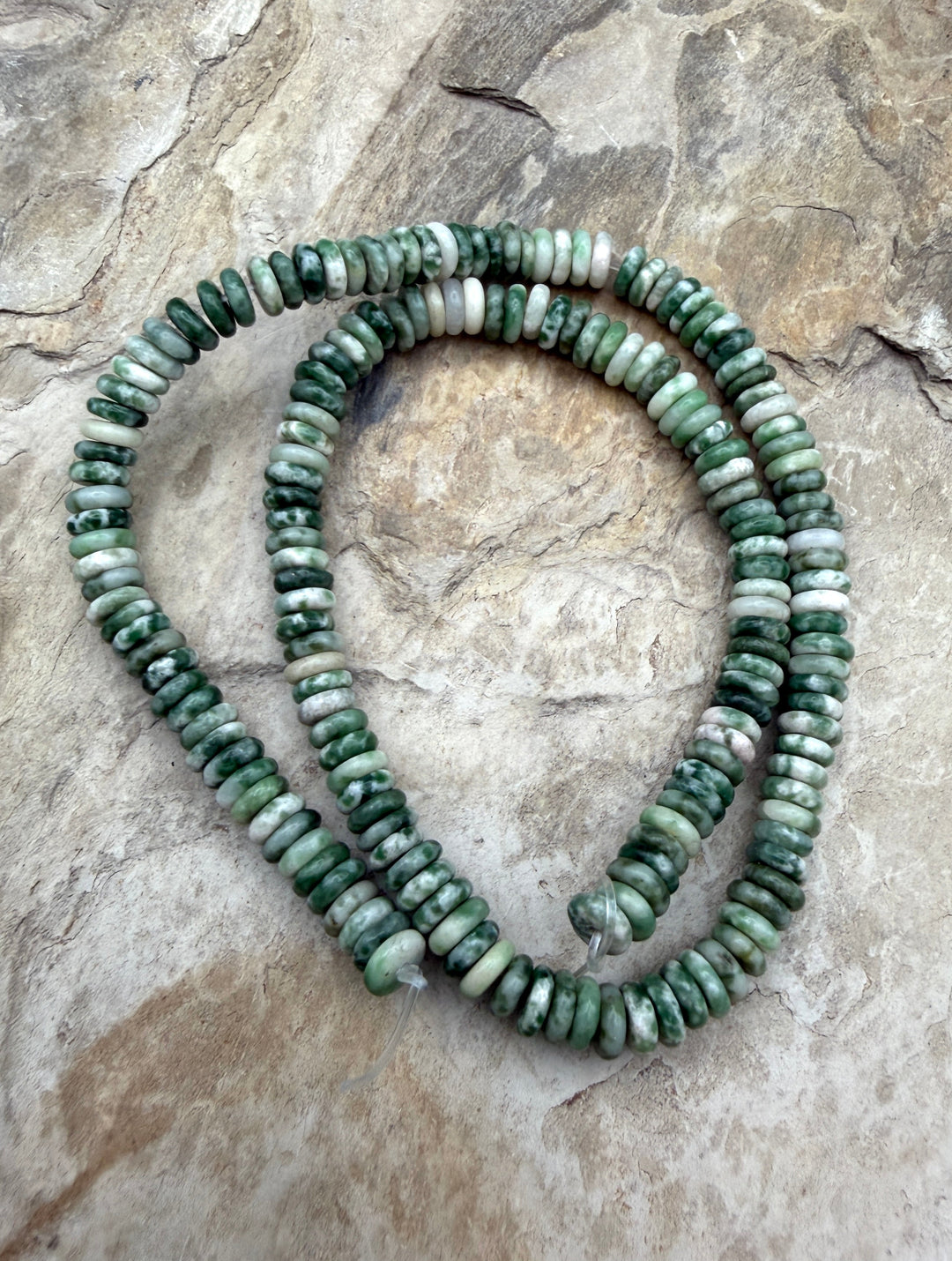 FRIDAY BARGAIN Rainforaest Jasper 6mm Button Beads One 16