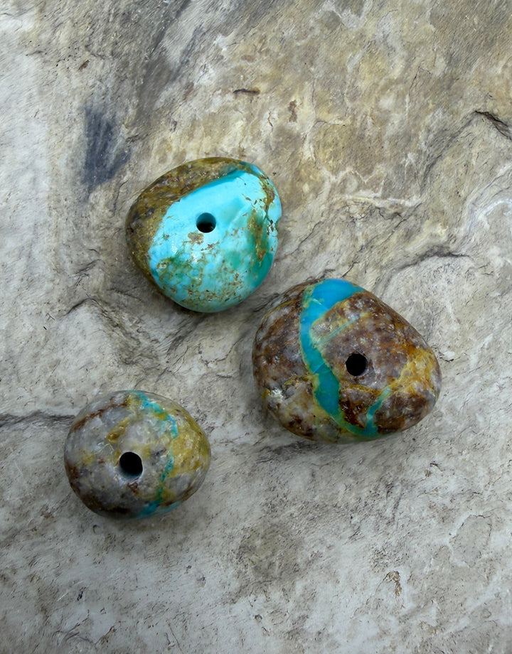 FRIDAY BARGAIN RARE Green Royston Turquoise (NV) Lot of 3