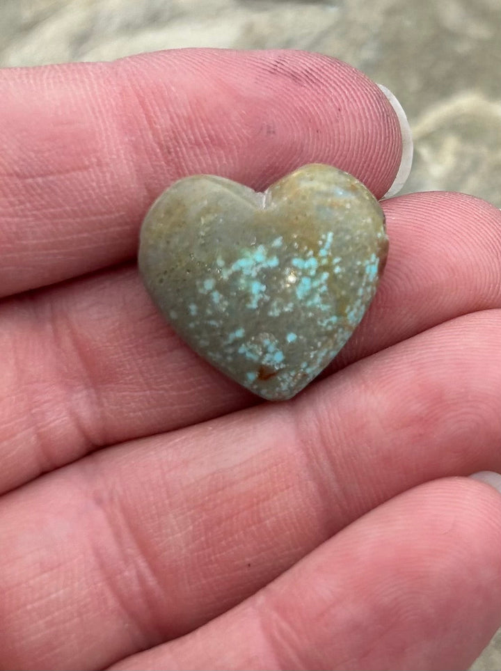 FRIDAY BARGAIN RARE Number 8 Turquoise (Nevada) Heart