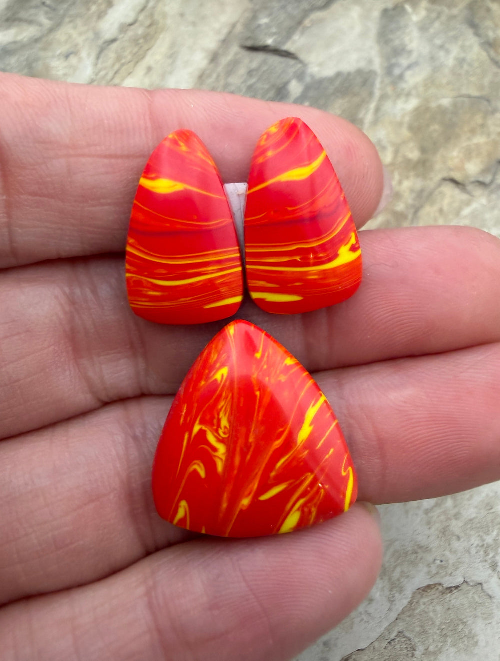 FRIDAY BARGAIN Rosarita 3 Piece Cabochon Set - Rosarita