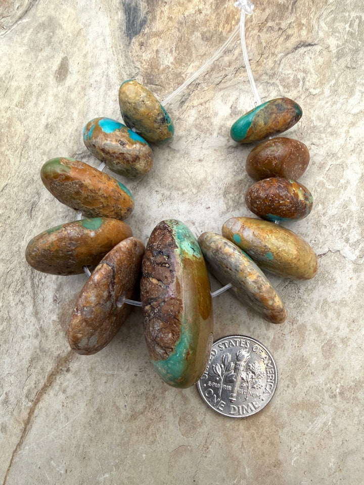 FRIDAY BARGAIN Royston Turquoise (Nevada) BIG Graduated