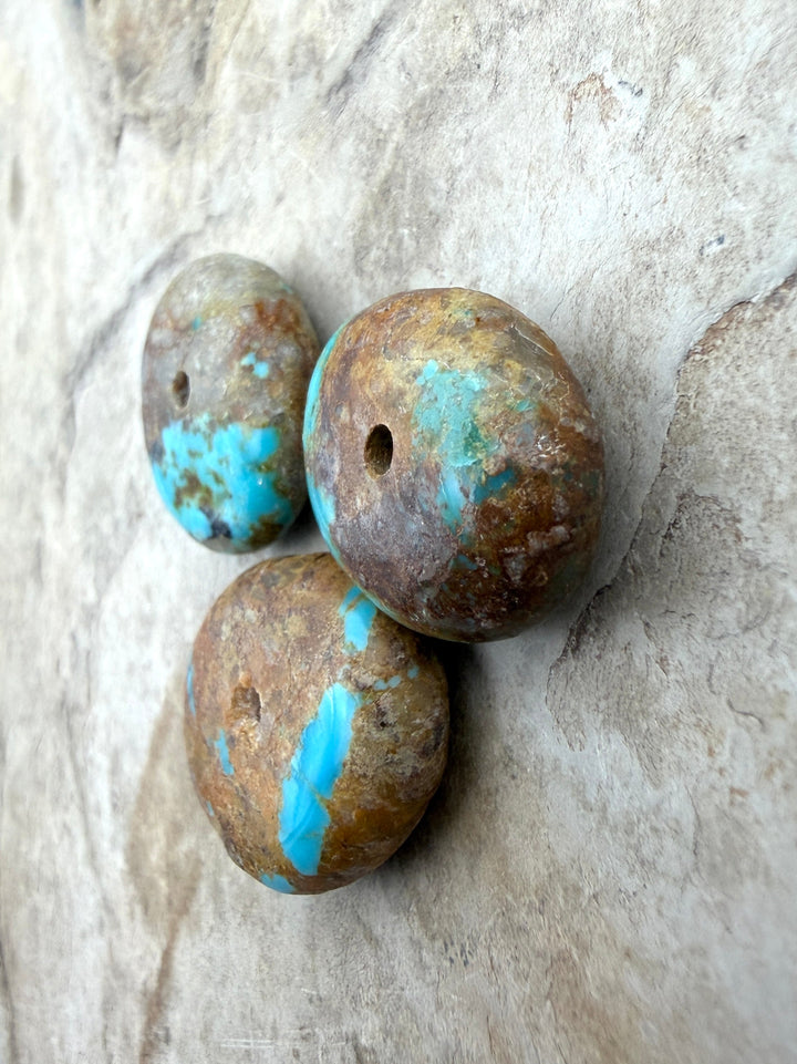 FRIDAY BARGAIN Royston Turquoise (Nevada) Lot of 3 Large