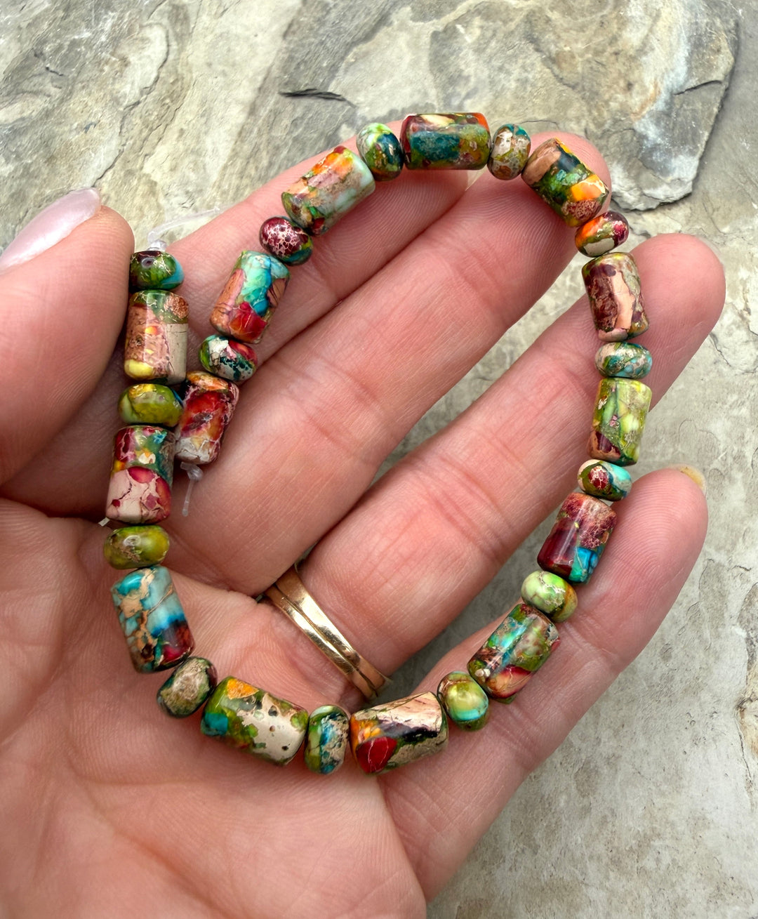 FRIDAY BARGAIN Stone Composite 6mm Designer Strand 8 Inch