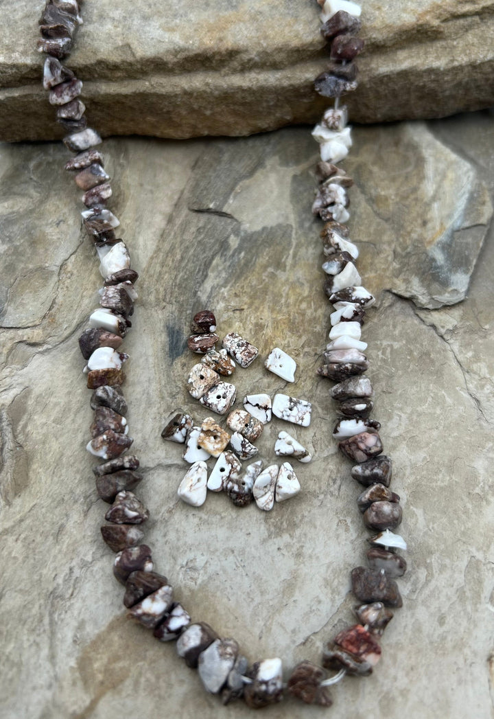 FRIDAY BARGAIN Wild Horse LOT Chip Bead Strand 8-10mm 19