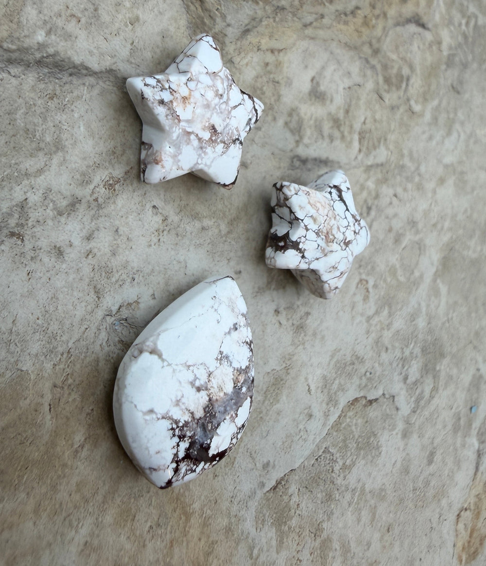 FRIDAY BARGAIN Wild Horse LOT of 3 Mixed Shape Cabochons