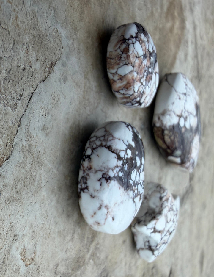 FRIDAY BARGAIN Wild Horse LOT of 4 Mixed Shape Cabochons