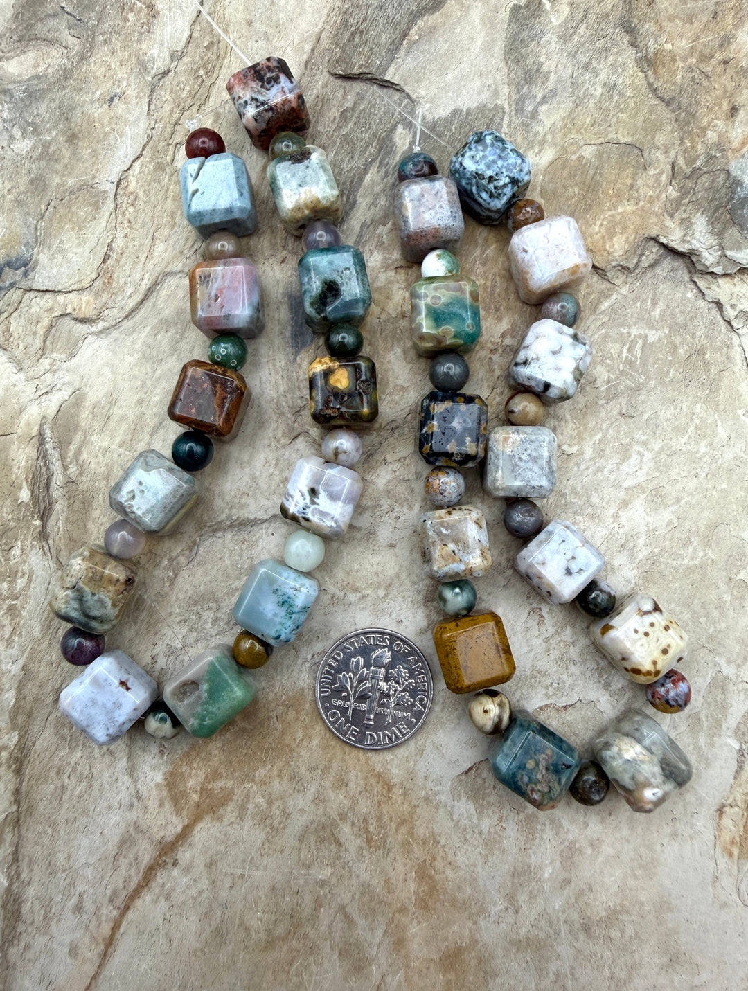 FRIDAY CLOSEOUT High Quality Ocean Jasper Designer Strand