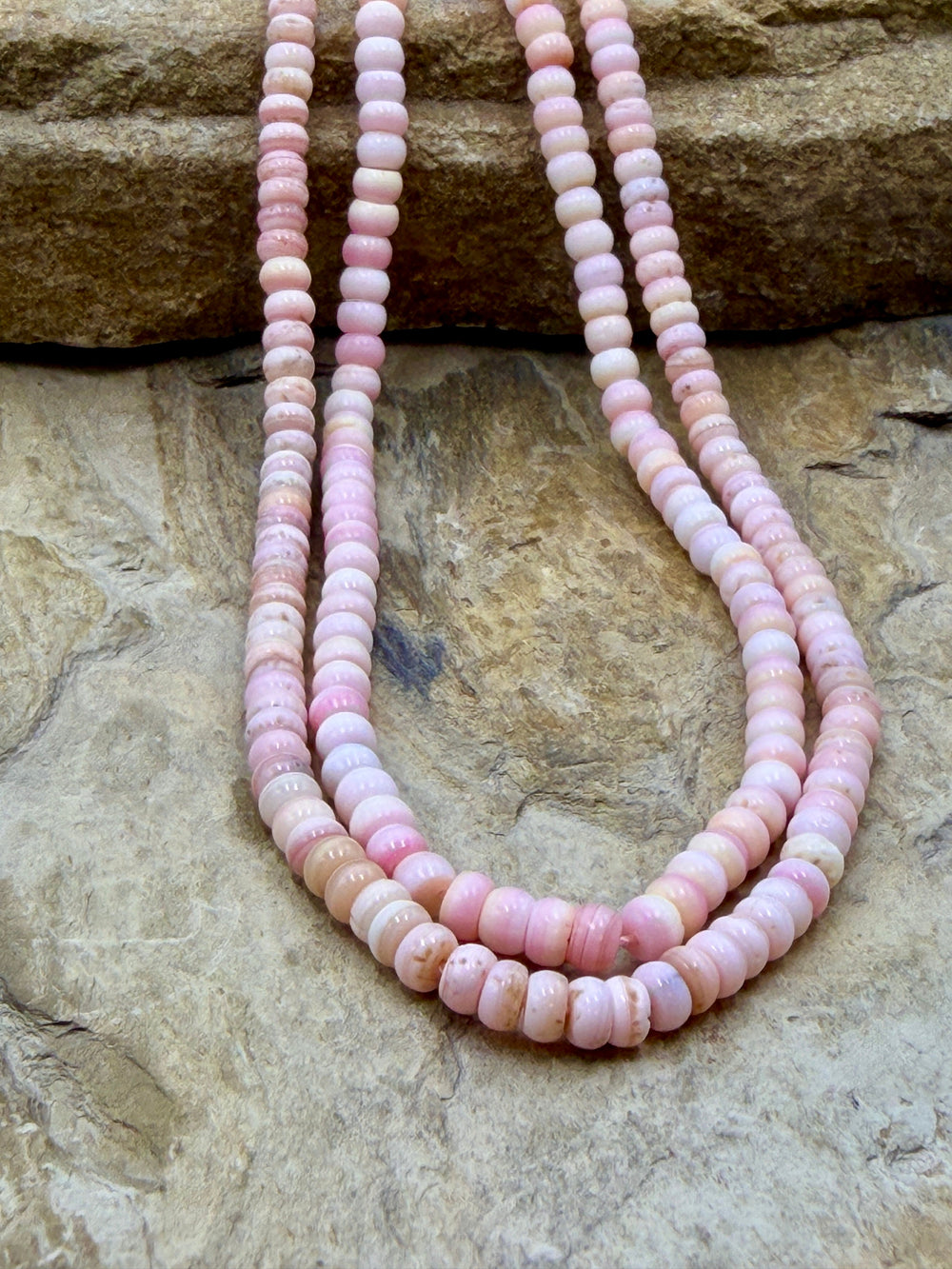 FRIDAY CLOSEOUT Pink Queen Conch Shell 4mm Rondelle Beads