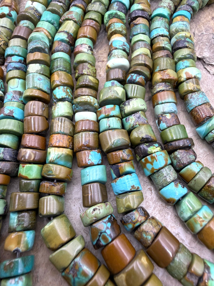 FRIDAY CLOSEOUT Vintage Hubei Turquoise (China) 8-10mm