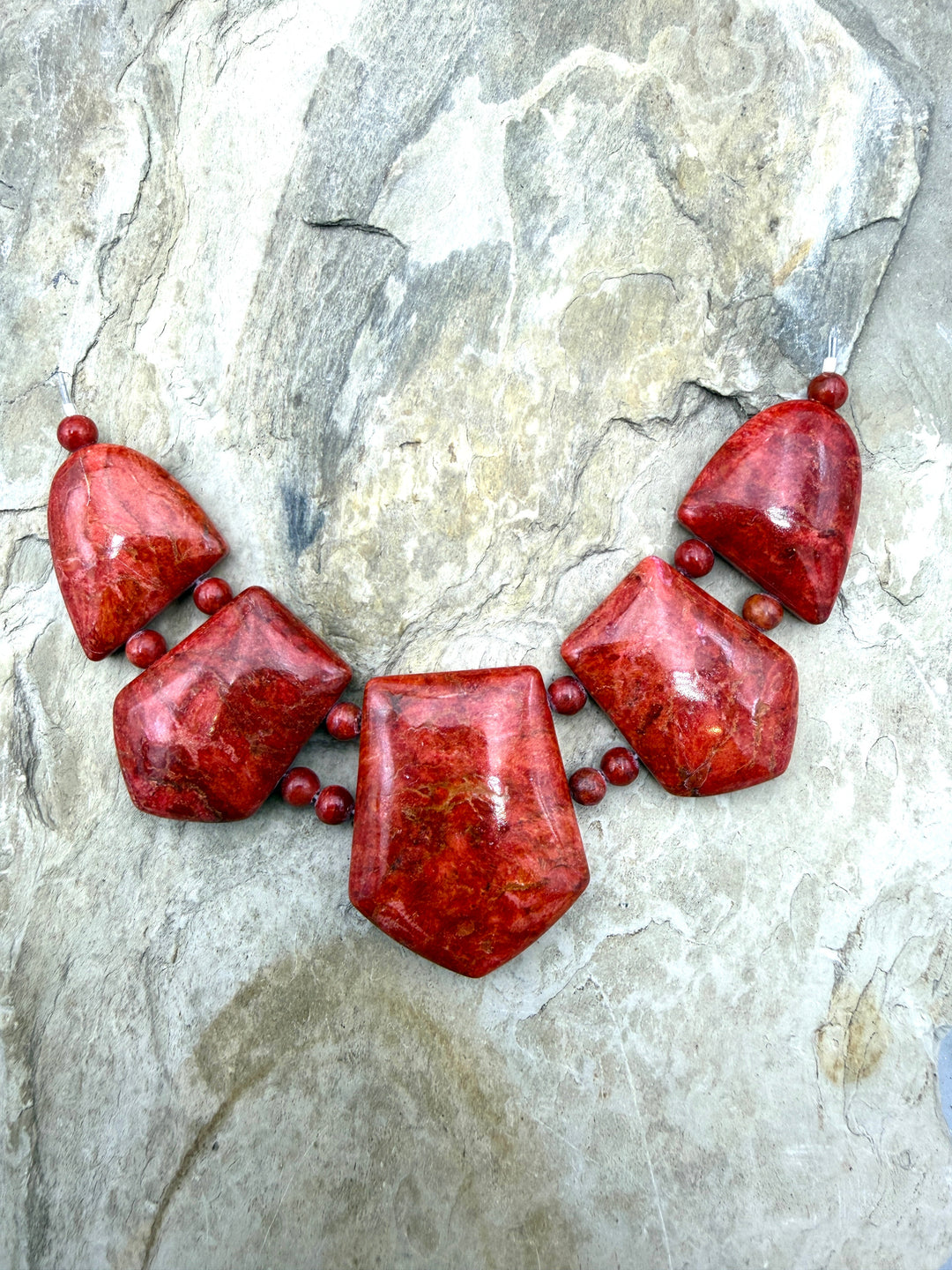 FRIDAY ESTATE FIND Apple Coral Focal Strand - Coral | Sponge