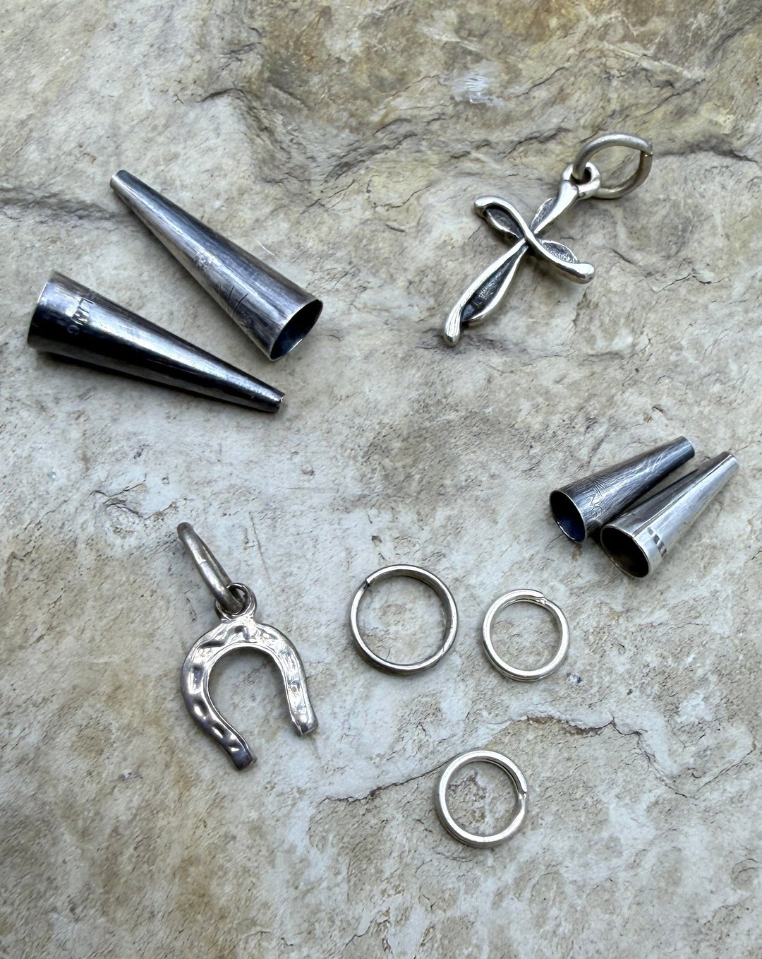FRIDAY ESTATE FIND LOT of Sterling Silver Mixed Findings
