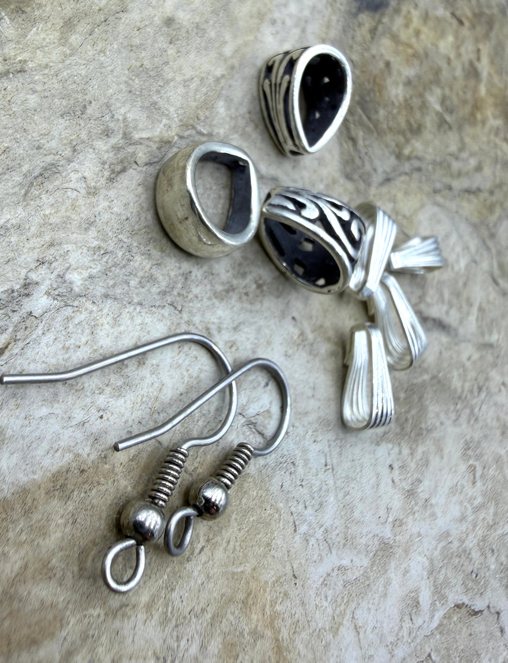 FRIDAY ESTATE FIND LOT of Sterling Silver Mixed Findings