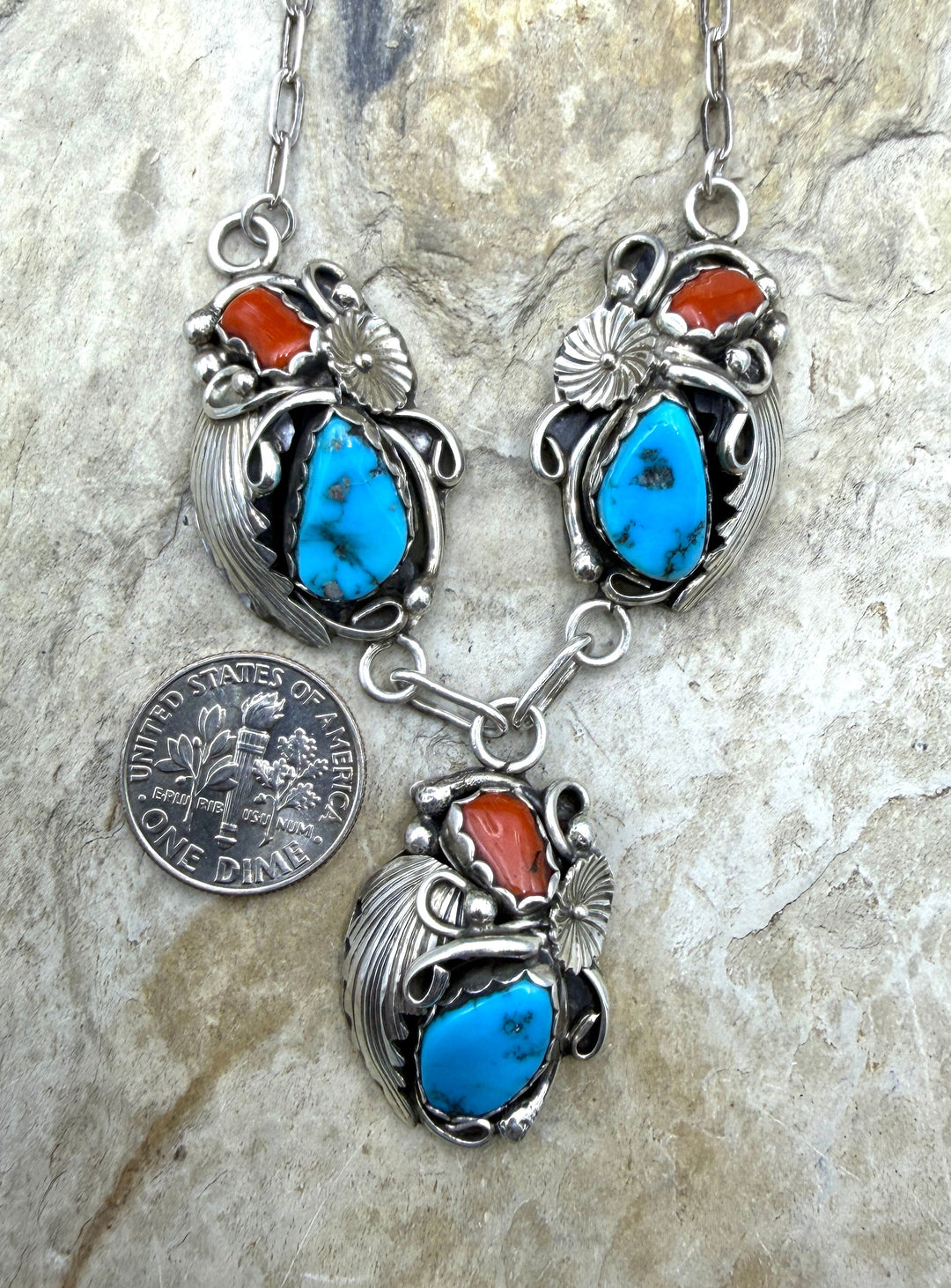 FRIDAY ESTATE FIND Sterling Silver Native American Made