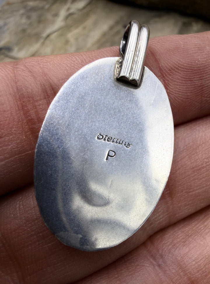 FRIDAY ESTATE FIND Sterling Silver Natural Coral Shadowbox