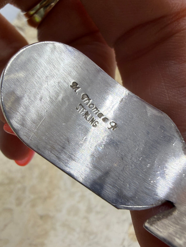 FRIDAY ESTATE FIND Sterling Silver Oxidized Double Feather