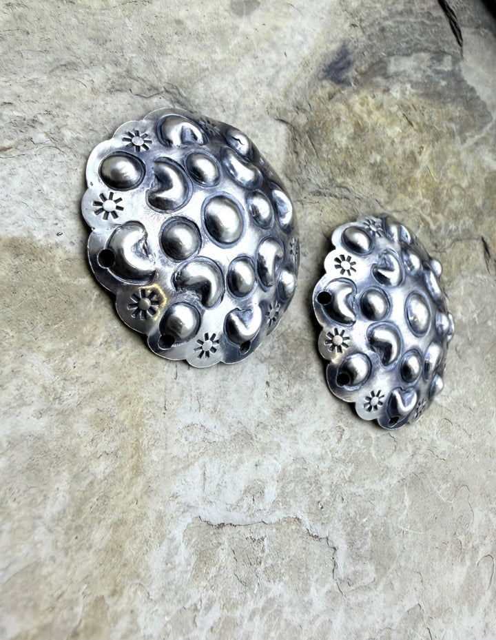 FRIDAY ESTATE FIND Sterling Silver Pair of BIG Earring
