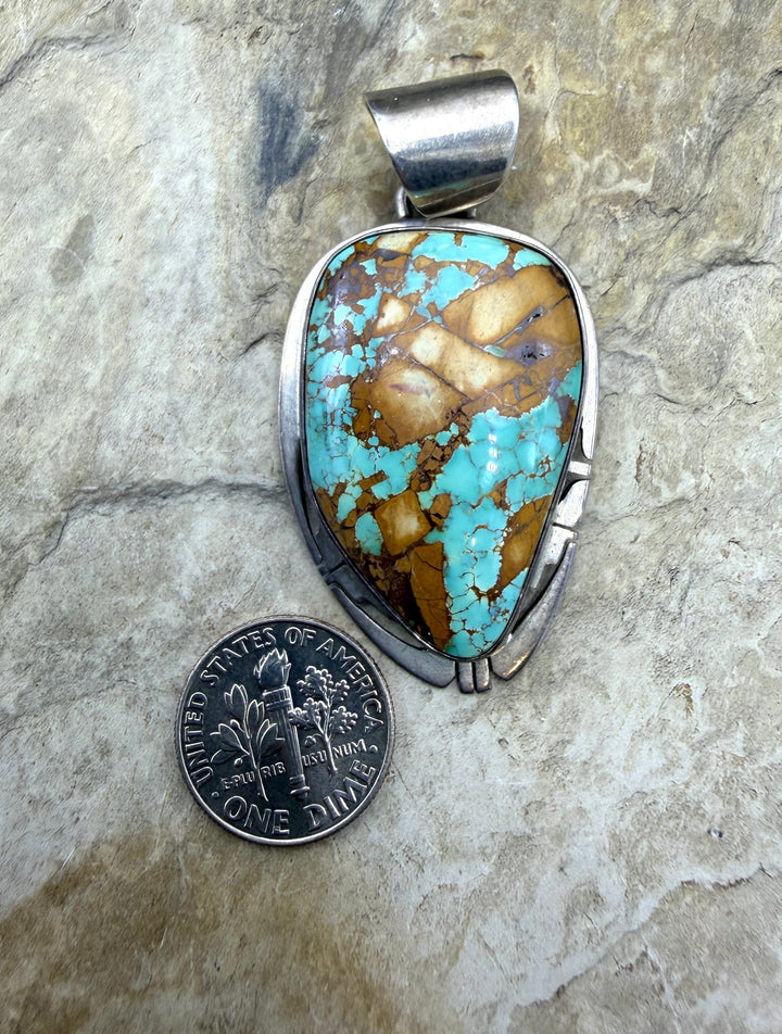 FRIDAY ESTATE FIND Sterling Silver Royston Turquoise Native