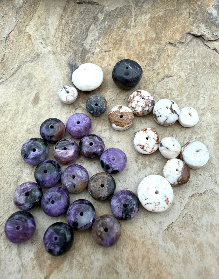 FRIDAY Lot of mixed Premium Beads Charoite Wild Horse
