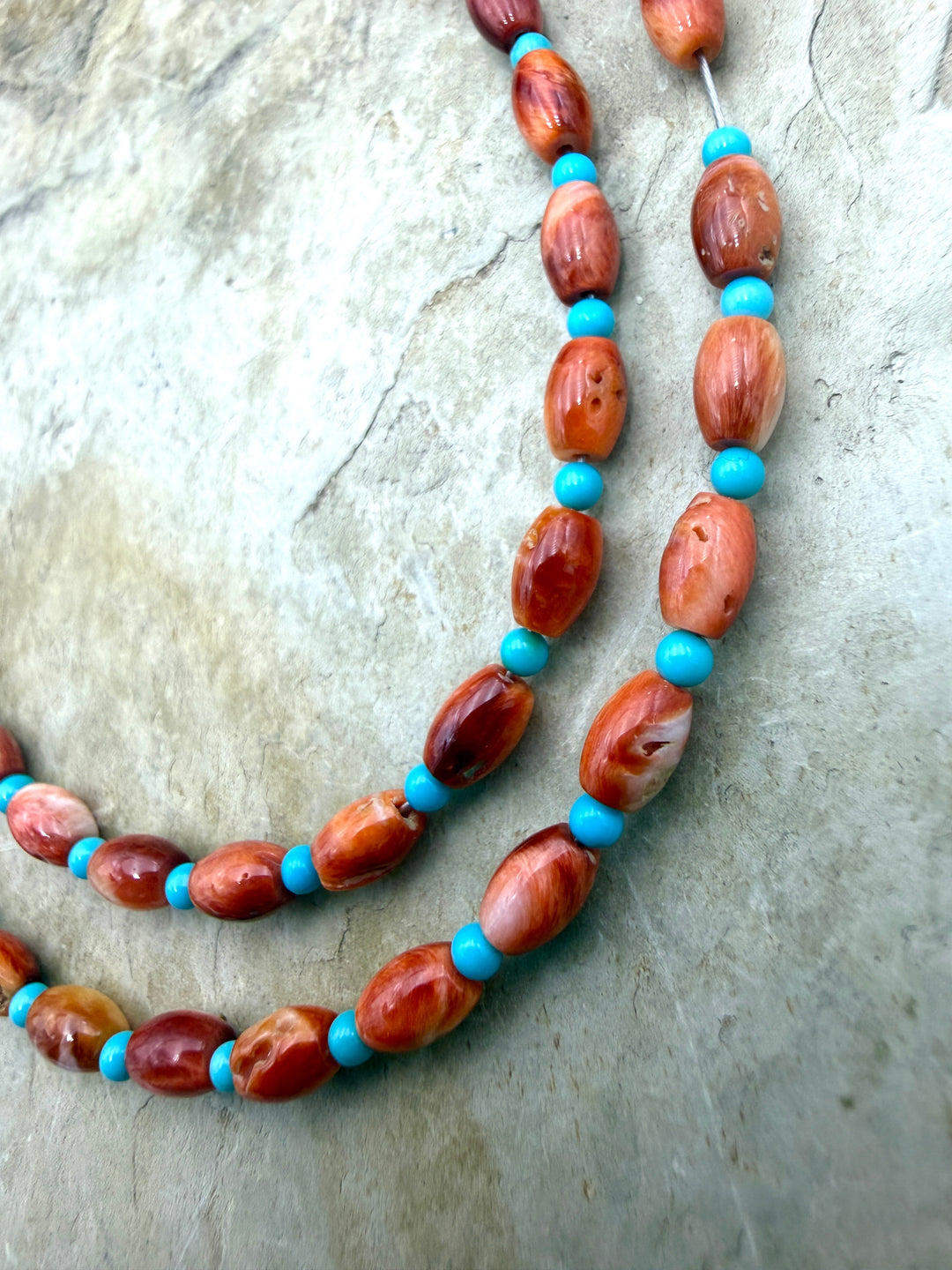 FRIDAY SPECIAL BUY Red Spiny Oyster Rice Beads (4x6mm)