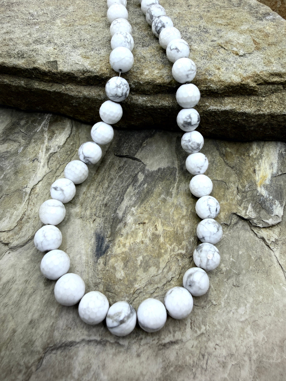 FRIDAY SPECIAL CLOSEOUT 10mm Faceted Round White Magnicite