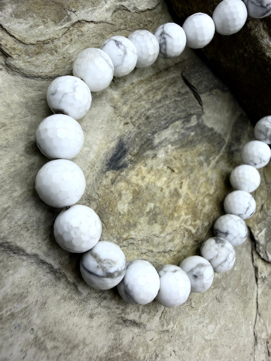 FRIDAY SPECIAL CLOSEOUT 10mm Faceted Round White Magnicite