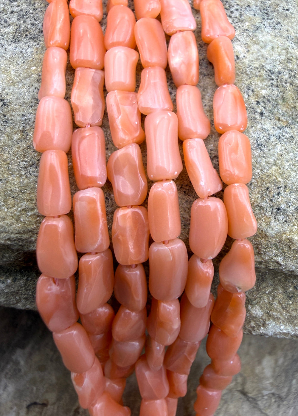 FRIDAY SPECIAL Natural Salmon Pink Coral (Taiwan) 3x5mm