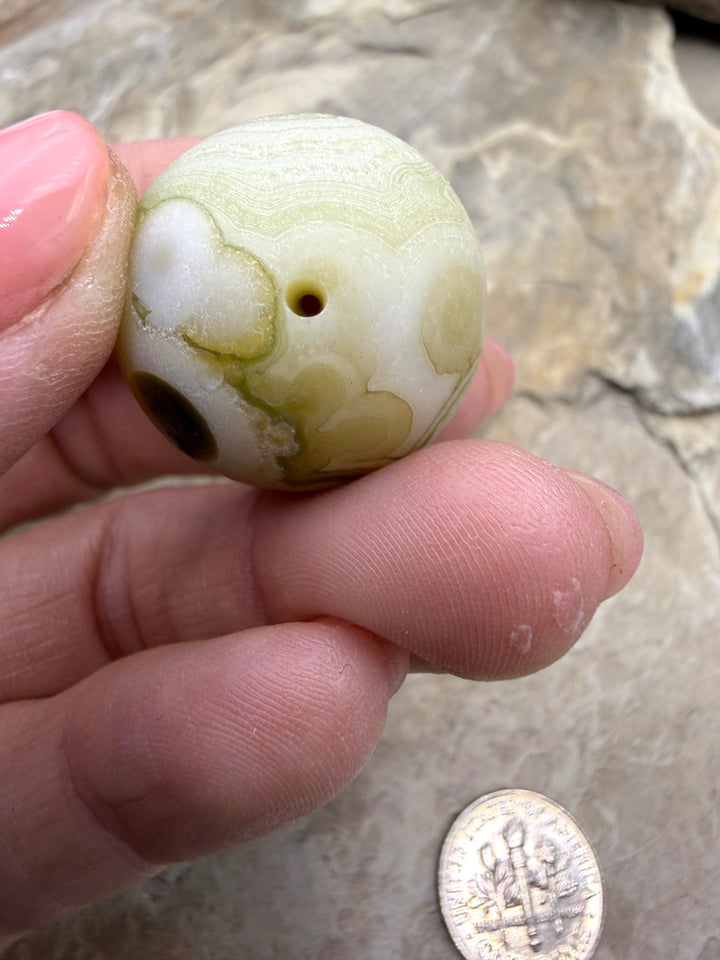 Gobi Desert Agate (South East Asia) BIG Round Focal Bead