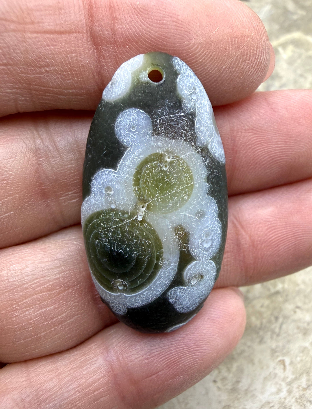 Gobi Desert Agate (South East Asia) Focal Bead Pendant