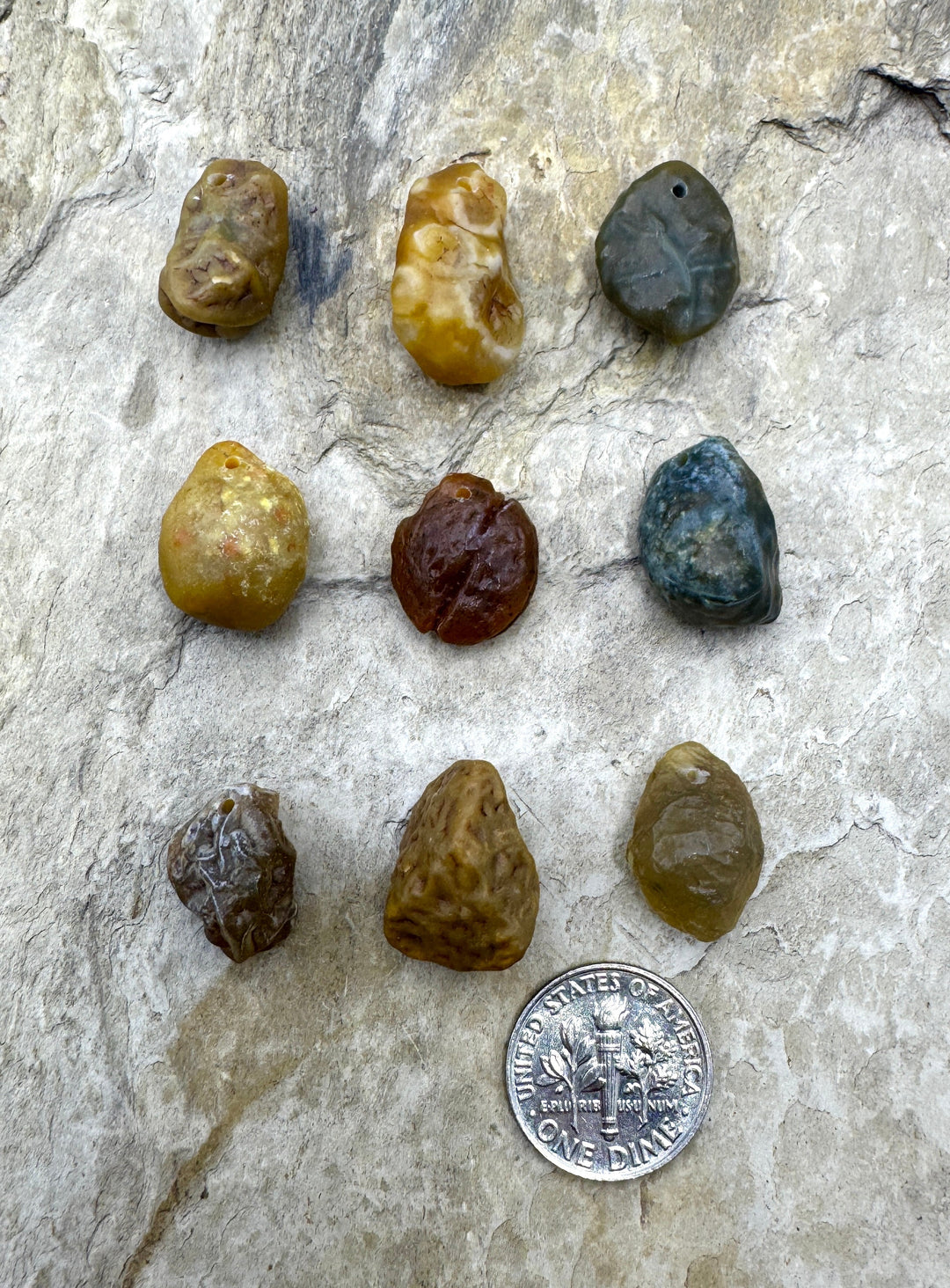 Gobi Desert Agate (South East Asia) Focal Small Bead