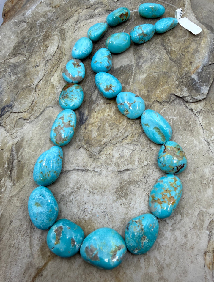 Green Kingman Turquoise (Arizona) BIG Graduated Smooth