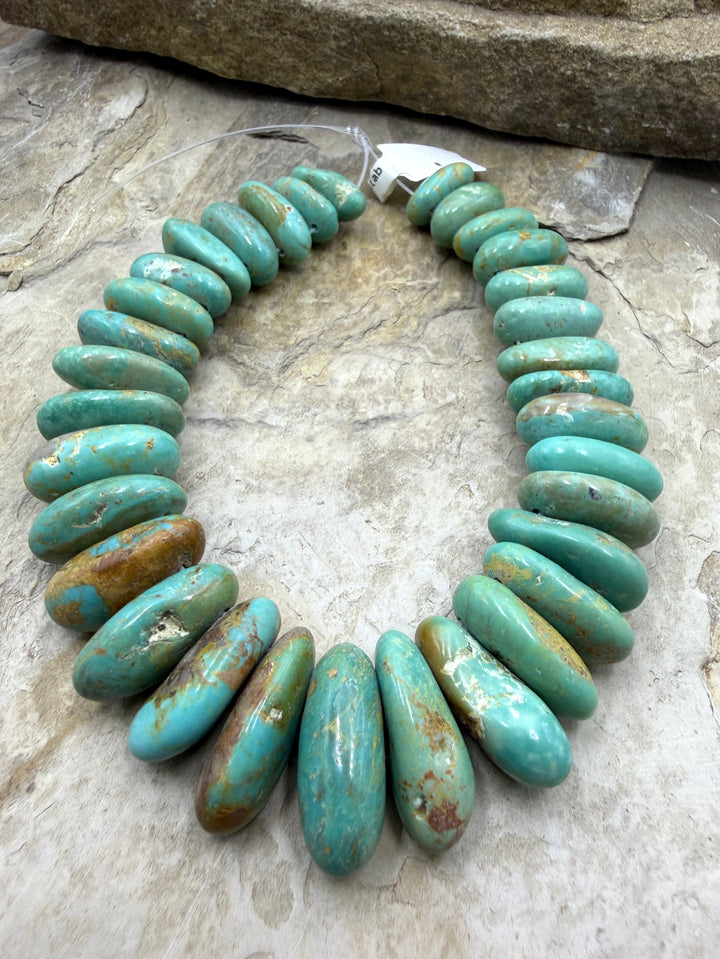 Green Kingman Turquoise (Arizona) Graduated LONG Nugget