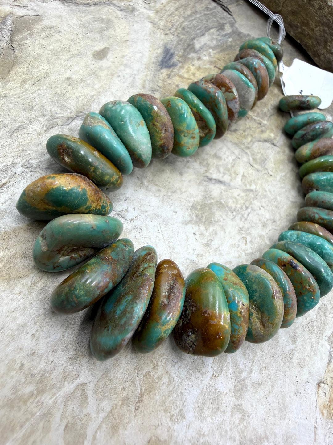 Green Kingman Turquoise (Arizona) Graduated LONG Nugget