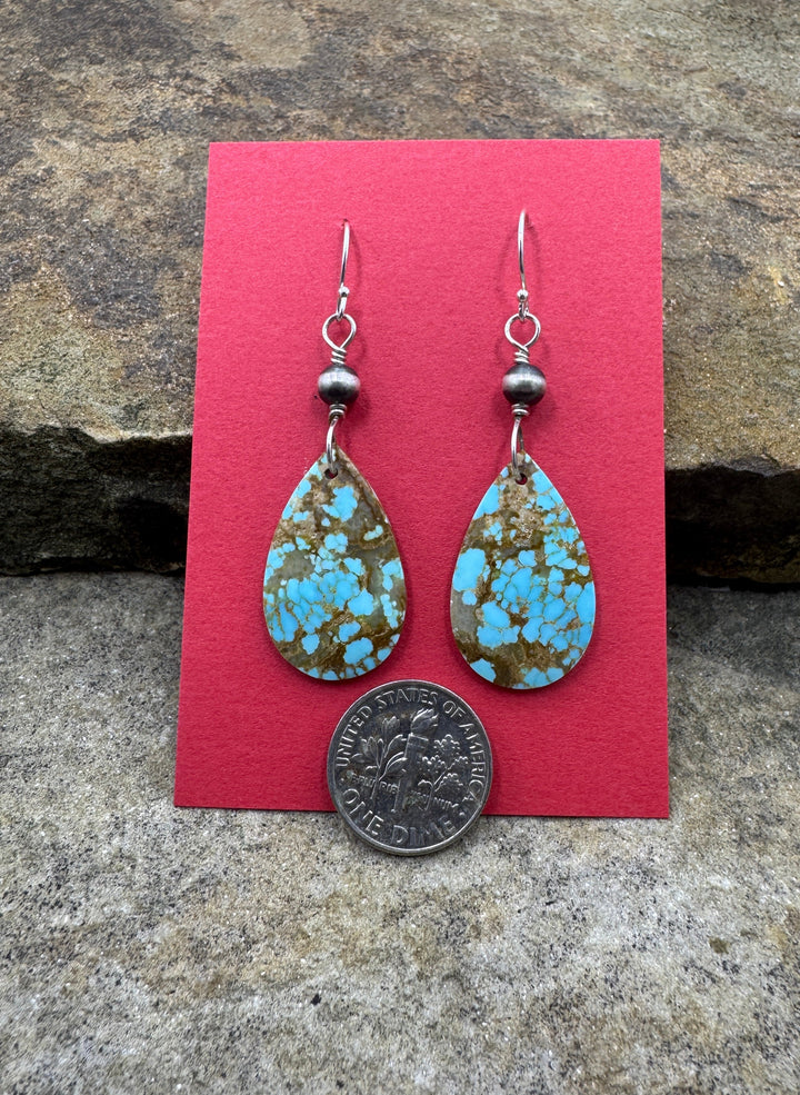 Heidi White Designs Number 8 Turquoise and Sterling Silver