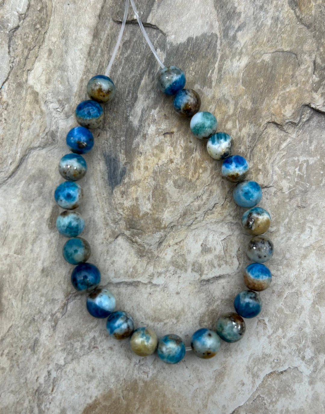 High Grade Hackmanite (Afghanistan) 8mm Round Beads 7.5