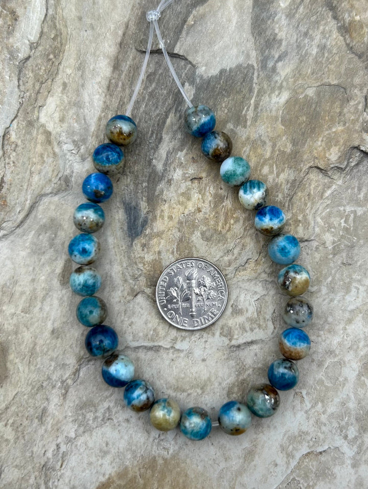 High Grade Hackmanite (Afghanistan) 8mm Round Beads 7.5