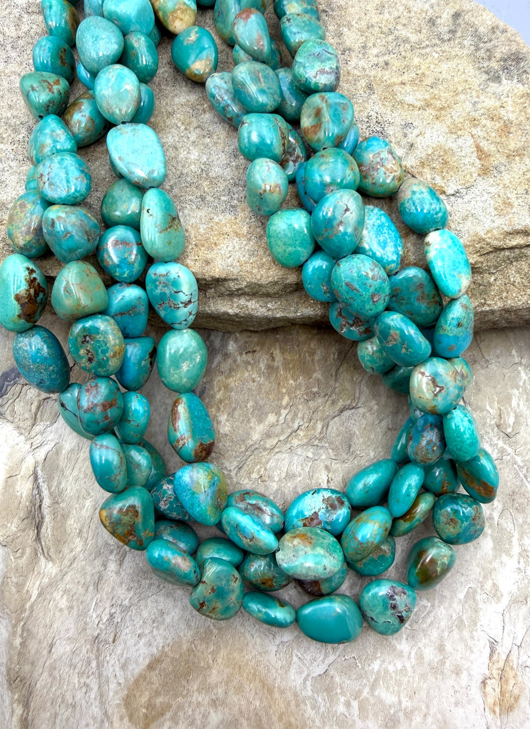 Hubei Turquoise (China) BIG Rounded Nugget Beads 12-16mm 16