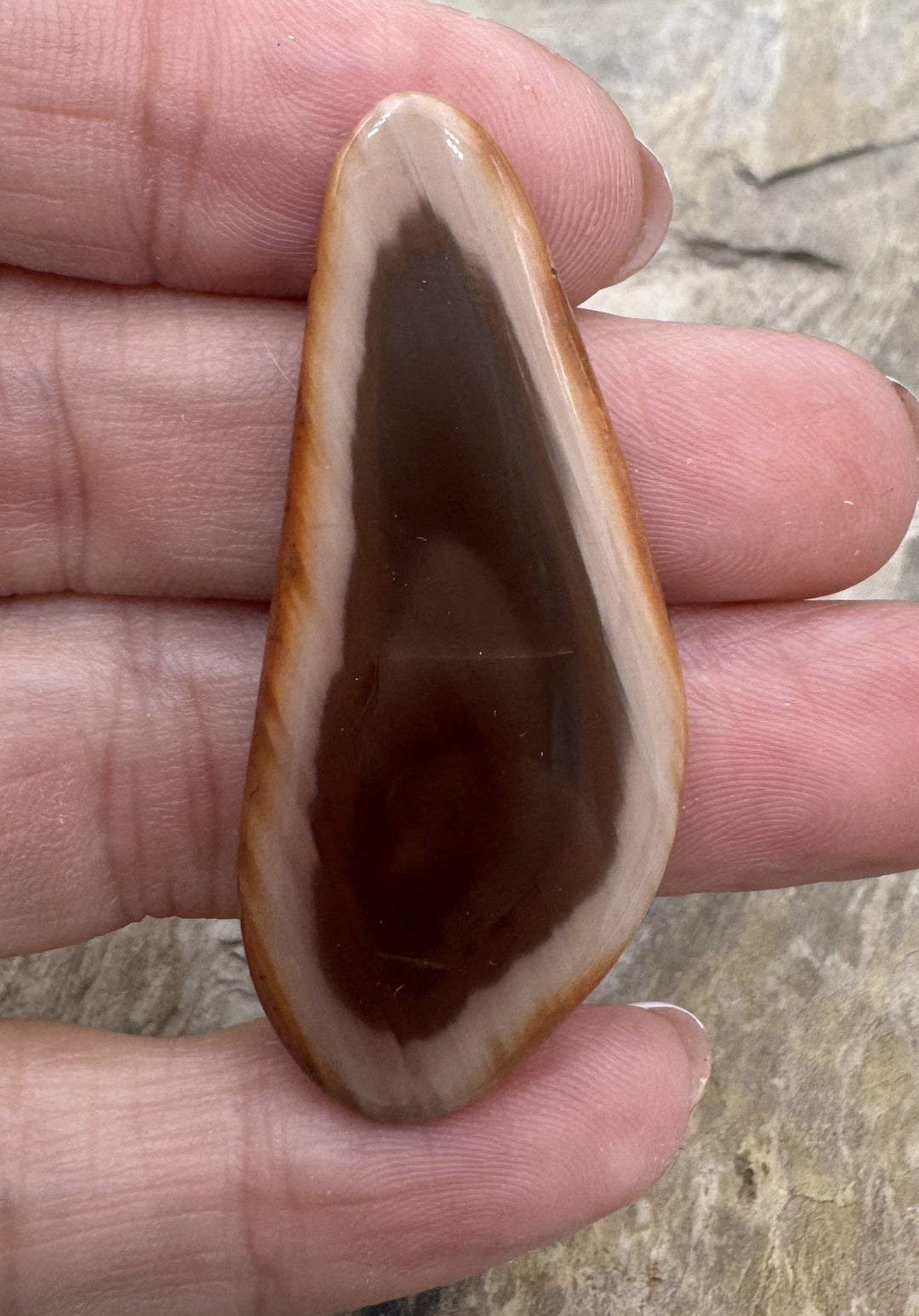 Imperial Jasper Focal Pendant Bead 20x48mm - Ocean Jasper