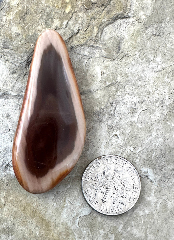 Imperial Jasper Focal Pendant Bead 20x48mm - Ocean Jasper