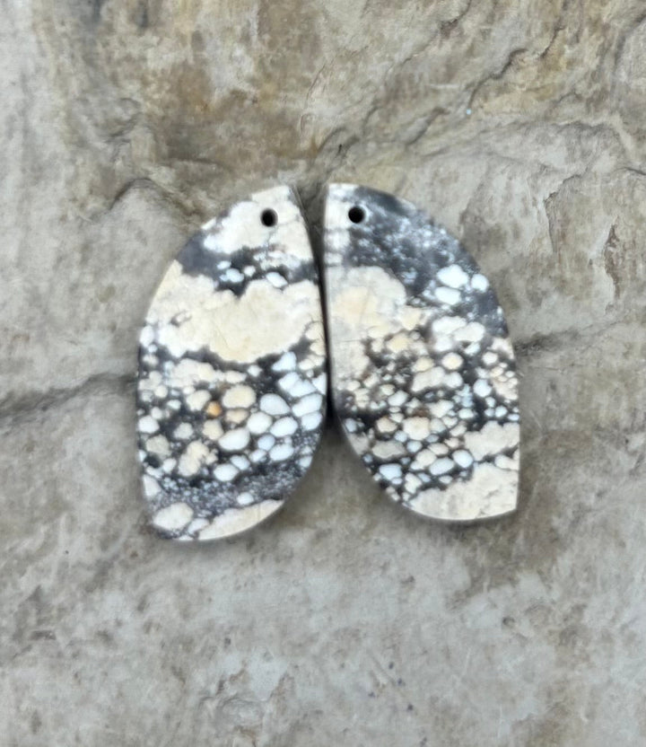 Ivory Creek Variscite (Kazakhstan) Matching Earring Slab