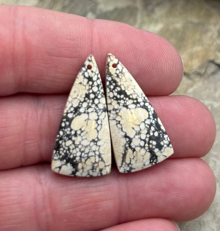 Ivory Creek Variscite (Kazakhstan) Matching Earring Slab