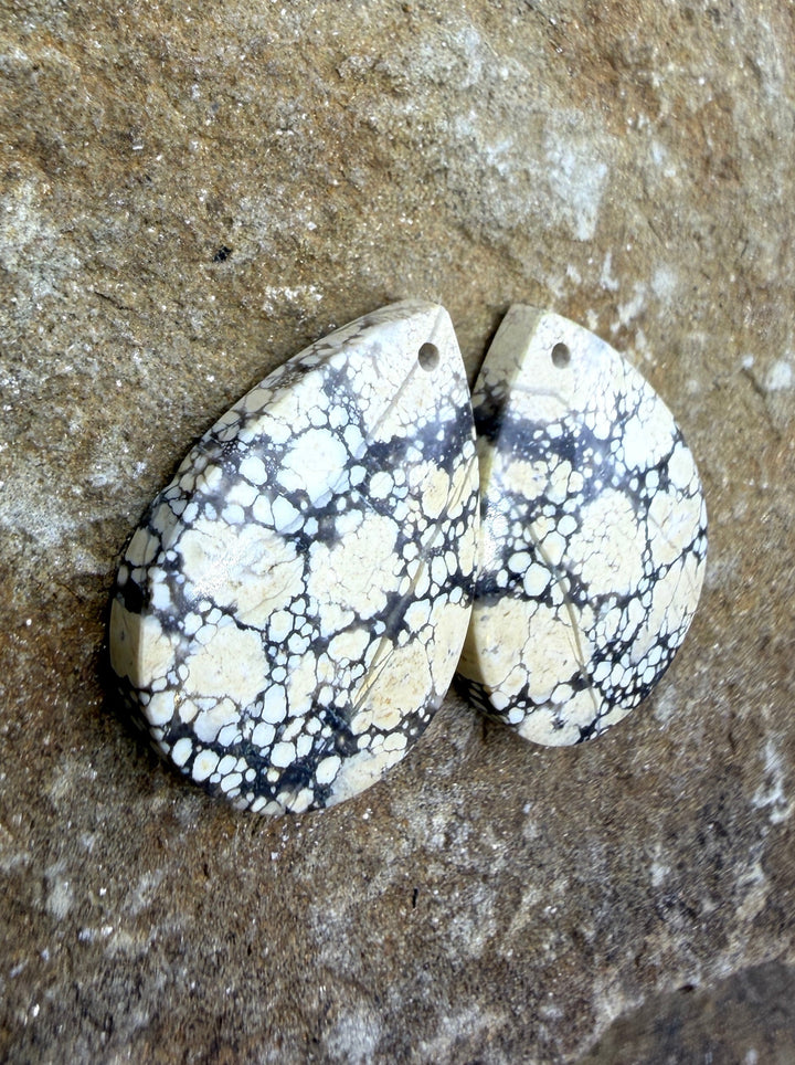 Ivory Creek Variscite (Kazakhstan) Matching Earring Slab