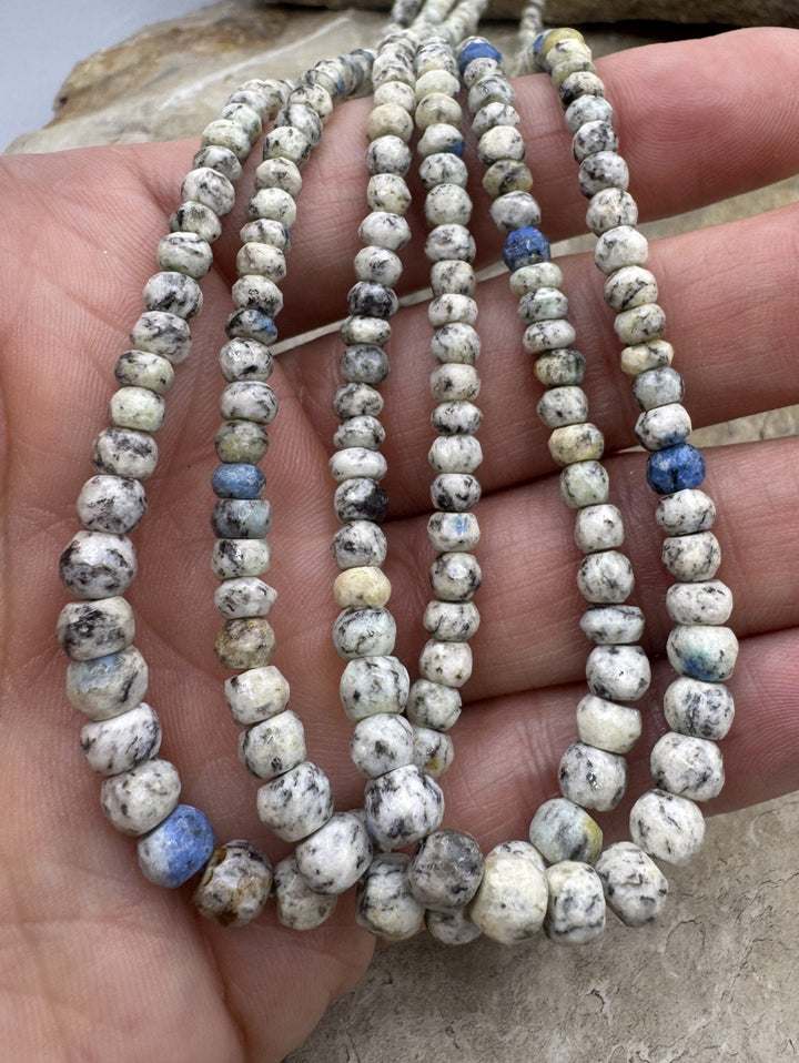 K2 Jasper (Pakistan) Graduated 3-6mm Faceted Rondelle Bead